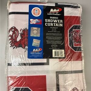South Carolina Gamecocks shower curtain - New sill in package